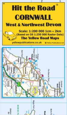Cornwall & West & Northwest Devon Road Map