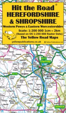 Herefordshire & Shropshire Road Map