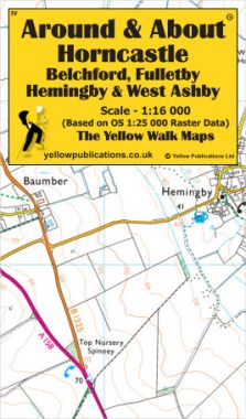 Horncastle Belchford, Fulletby, Hemingby & West Ashby Walking Map