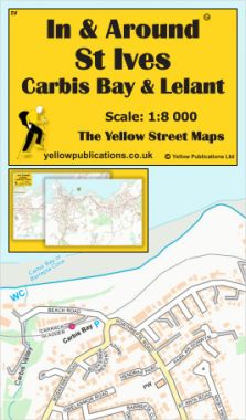 St Ives, Carbis Bay & Lelant Street Map