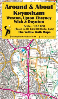 Keynsham, Weston, Upton Cheyney, Wick & Doynton Walking Map