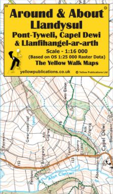 Llandysul, Pont-Tyweli, Capel Dewi & Llanfihangel-ar-arth Walking Map
