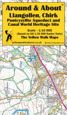 Llangollen, Chirk, Pontcysyllte Aqueduct & Canal World Heritage Site Walking Map