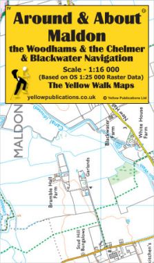 Maldon, the Woodhams & the Chelmer & Blackwater Navigation Walking Map