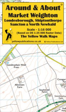 Market Weighton, Londesborough, Shiptonthorpe, Sancton & North Newbald Walking Map