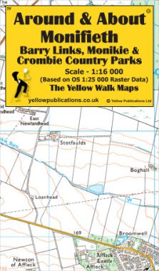 Monifieth, Barry Links, Monikie & Crombie CPs Walking Map