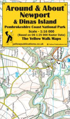 Newport & Dinas Island, Pembrokeshire Coast National Park Walking Map