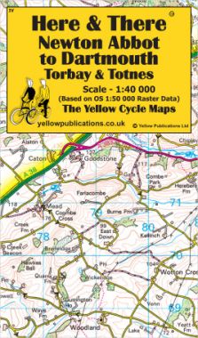 Newton Abbot to Dartmouth, Torbay & Totnes Cycling Map
