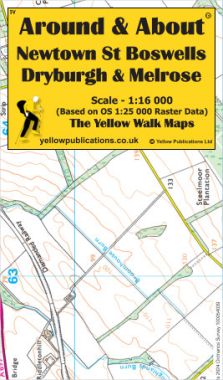 Newtown St Boswells, Dryburgh & Melrose Walking Map