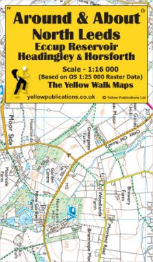 North Leeds, Eccup Reservoir, Headingley & Horsforth Walking Map