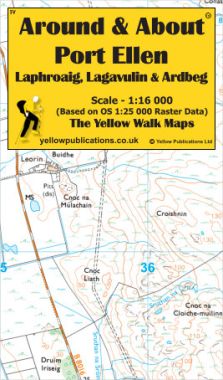 Port Ellen, Laphroaig, Lagavulin & Ardbeg (Islay) Walking Map