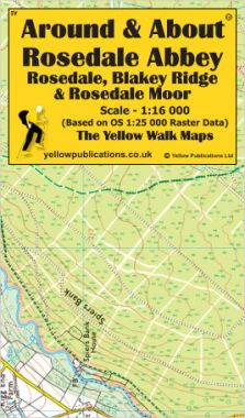 Rosedale Abbey, Rosedale, Blakey Ridge & Rosedale Moor Walking Map