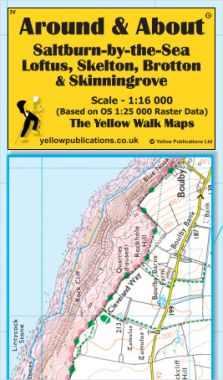 Saltburn-by-the-Sea, Loftus, Skelton, Brotton & Skinningrove Walking Map