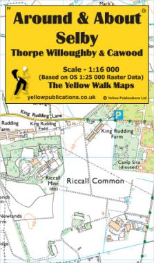 Selby, Thorpe Willoughby & Cawood Walking Map