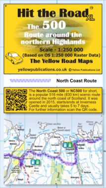 The 500 Route around North Highlands - XL Road Map