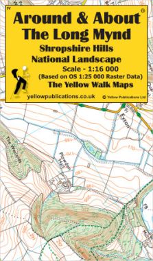 The Long Mynd, Shropshire Hills National Landscape Walking Map 