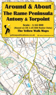 The Rame Peninsula, Antony & Torpoint Walking Map