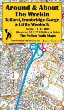 The Wrekin, Telford & Ironbridge & Little Wenlock Walking Map