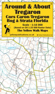 Tregaron, Cors Caron-Tregaron Bog & Strata Florida Walking Map