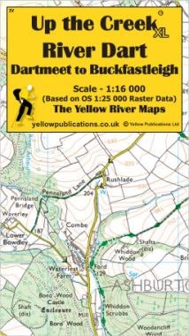 River Dart: Dartmeet to Buckfastleigh - XL Map