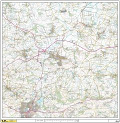 Wall map | Ilminster | 1:16000 | 83 x 85cm | Encapsulated