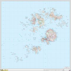 Isles of Scilly Wall Map