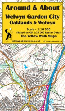 Welwyn Garden City, Oaklands & Welwyn Walking Map