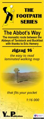 Abbot's Way: Tavistock to Buckfast Walking Map