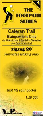 Cateran Trail 1: Blairgowrie to Cray Walking Map