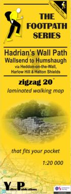 Hadrian’s Wall Path 1: Wallsend to Humshaugh Walking Map