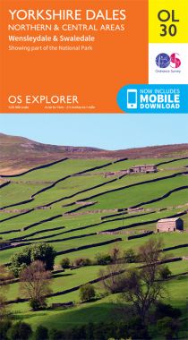 Explorer OL 30 Yorkshire Dales - NthCentral areas Walking Map