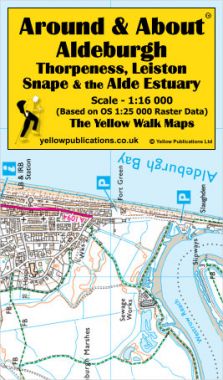Aldeburgh, Thorpeness, Leiston, Snape & the Alde Estuary Walking Map