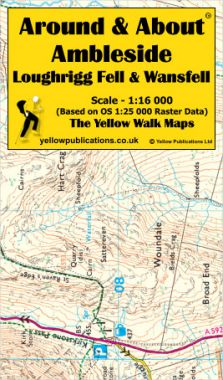 Ambleside, Loughrigg Fell & Wansfell Walking Map