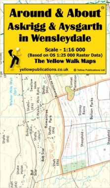 Askrigg & Aysgarth in Wensleydale Walking Map