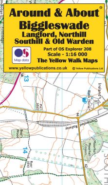 Biggleswade, Langford, Northill, Southill Walking Map