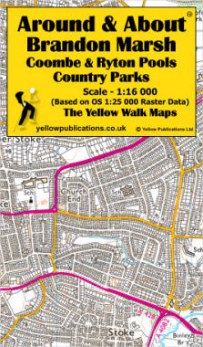 Brandon Marsh, Coombe & Ryton Pools Country Parks Walking Map