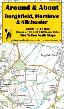 Burghfield, Mortimer & Silchester Walking Map