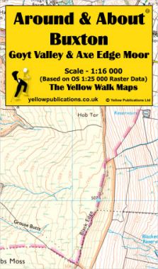 Buxton, Goyt Valley & Axe Edge Moor Walking Map