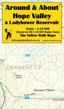 Hope Valley & the Ladybower Reservoir Walking Map