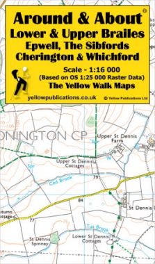Lower & Upper Brailes, The Sibfords, Cherington & Whichford Walking Map