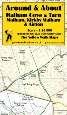 Malham Cove & Tarn, Malham, Kirkby Malham & Airton Walking Map