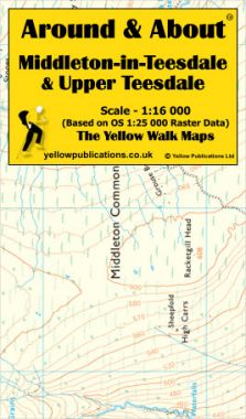 Middleton-in-Teesdale and Upper Teesdale Walking Map