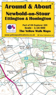 Newbold-on-Stour, Ettington & Honington Walking Map