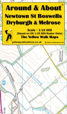 Newtown St Boswells, Dryburgh & Melrose Walking Map