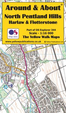 North Pentland Hills, Harlaw & Flotterstone Walking Map