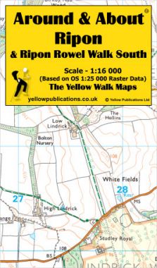 Ripon & Ripon Rowel Walk South Walking Map