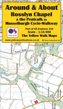 Rosslyn Chapel & the Penicuik to Musselburgh Cycle-Walkway Walking Map
