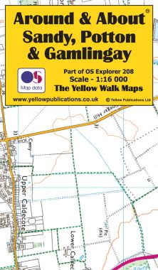 Sandy, Potton & Gamlingay Walking Map