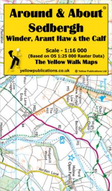 Sedbergh, Winder, Arant Haw & the Calf Walking Map