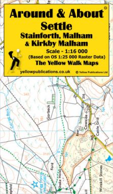 Settle, Stainforth, Malham & Kirkby Malham Walking Map